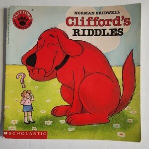 1974 Clifford's Riddles Book by Scholastic!!